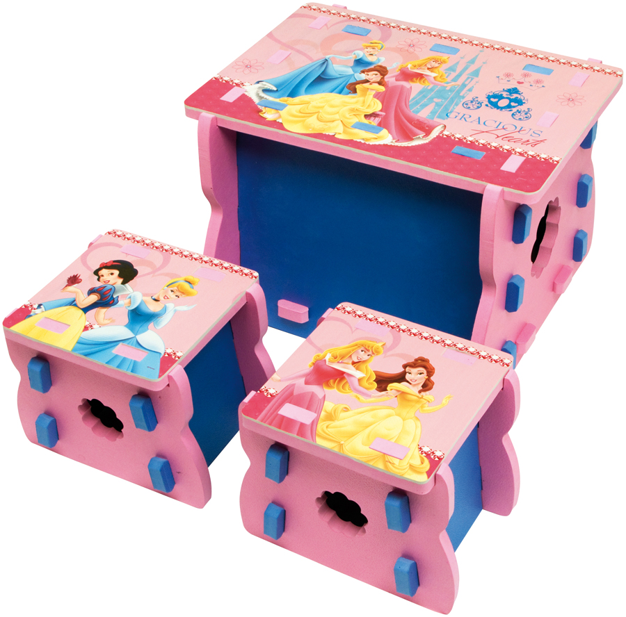 Princess Set Tafel en 2 Stoelen